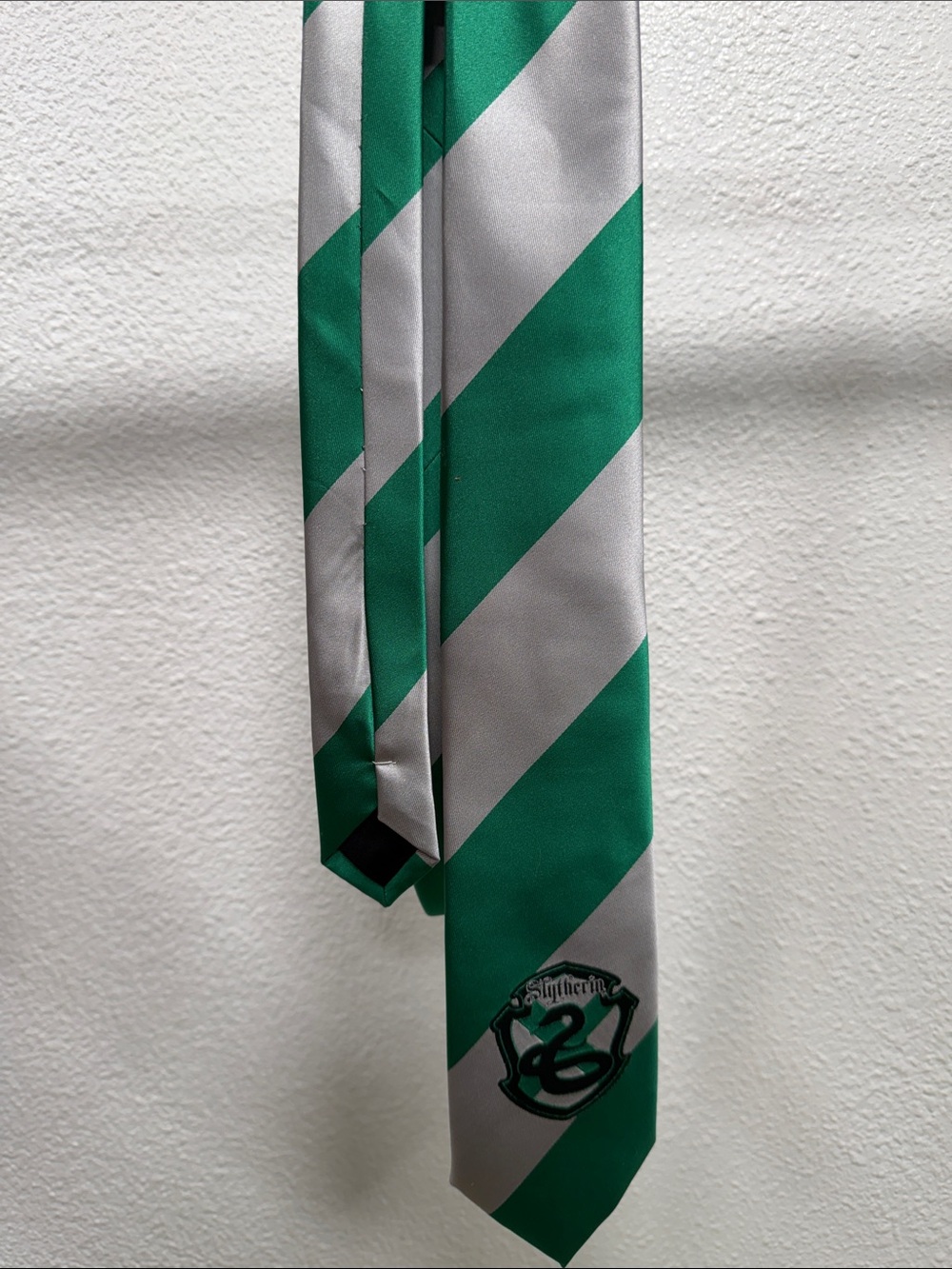 Harry Potter Slytherin Green Striped Men's Tie